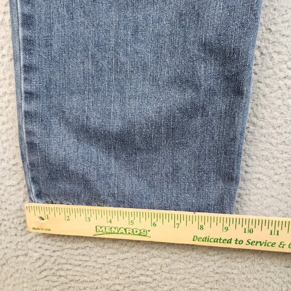 Mens 40x30 Blue Classic Tapered Carhartt Jeans Denim Straight Leg Workwear Pants - Picture 7 of 7
